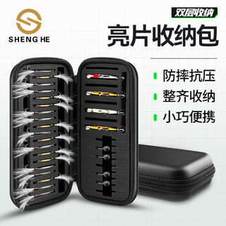 Shenghe luya eva sequin bag large capacity bait box multi-functional portable bait bag fish hook storage box eva sequin bag