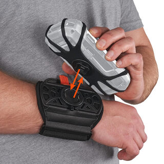 Ergodyne large mobile phone scanner armband 360 rotation detachable elastic comfortable lightweight