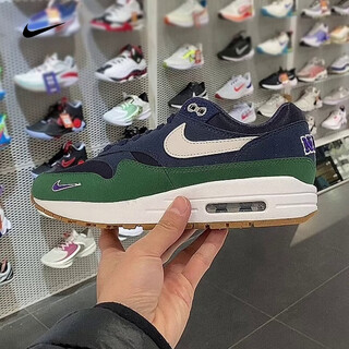 耐克（NIKE）新款跑步鞋女鞋2025夏季AIRMAX气垫减震运动鞋时尚轻便透气休闲鞋 DV3887-400/藏青色 37.5
