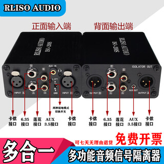 Rliso audiorliso series da-pro rla-2 iso-1 iso-2 iso-200s professional audio signal isolator audio current acoustic filter iso-200s audio isolator