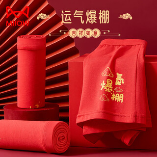 Catman children's underwear boys' zodiac year big red boxer briefs teenagers' lucky boxer briefs red 170