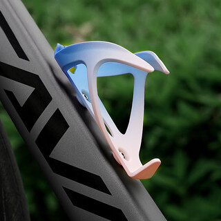 Deroace bicycle water bottle rack mountain bike gradient water bottle holder cycling equipment accessories boundless blue and purple water bottle rack