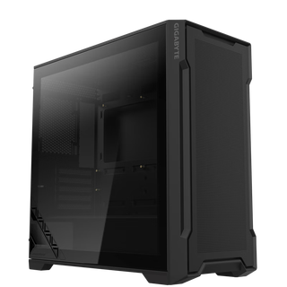 90% new gigabyte ghost c102g chassis, blackened tempered glass side view, compatible with 360/240 water-cooling radiator, quick-release dust filter/m-atx/top 360/magnetic panel