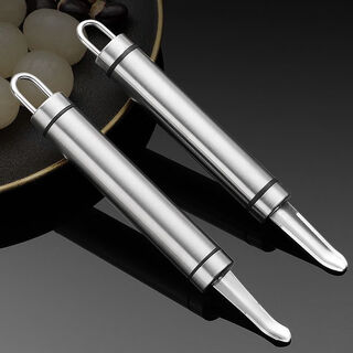 Stainless steel shrimp line removal tool, shrimp back peeling, shrimp stomach removal, multifunctional shrimp line knife, longan core removal, 304 upgraded model, shrimp brain removal + shrimp line selection + core removal a