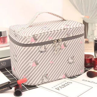Internet celebrity cosmetic bag large capacity super popular portable portable cute female travel carry-on simple toiletry storage bag waterproof large size swan