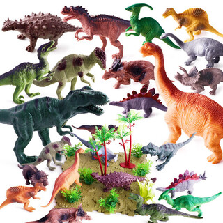 过凡（GUOFAN）儿童恐龙模型玩具男女孩软胶霸王龙仿真恐龙动物套装儿童节礼物