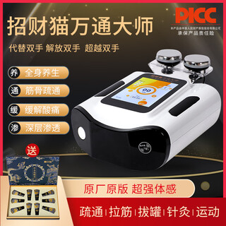 Mailka lucky cat health instrument wantong three-way master jiali meridian dredging disc changer dds biological micro-electric conditioning instrument lucky cat instrument free set of herbal wake-up cream