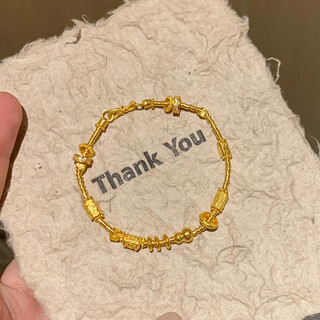 Michelle france's new 18k gold coiled hoop bracelet for women, fashionable and versatile bracelet accessories coiled 18k gold hoop bracelet