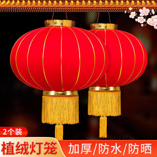 Xinxin jingyi red lanterns 2 pieces 100# new year's day decoration housewarming palace lantern shopping mall shop door balcony outdoor hanging decoration