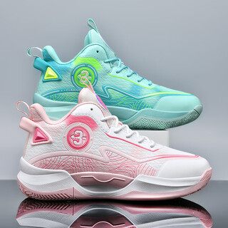 Zangmei era ultra-light badminton shoes for men and women 2025 new boys' sports tennis shoes students lightweight shock-absorbing children's basketball shoes yuanyang 35