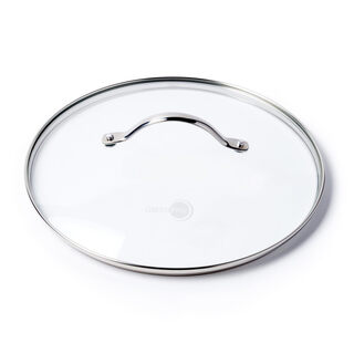 Greenpan glass lid with stainless steel handle 30.48 cm silver