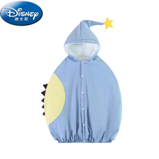 Disney baby cape, autumn and winter outdoor windproof newborn baby shawl, spring and autumn children's winter coat and quilt, blue, cotton and thick 115, one size fits all for 0-3 years old