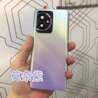 Honor applicable honor 100 original back cover 100pro disassembled rear case battery cover original glass second-hand mobile phone case honor 100 back cover purple 99 new with mirror
