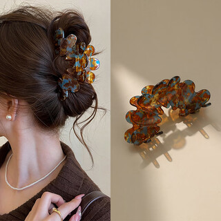 Chimera (chimera) back head hair clip temperament acetate plate petal hair shark clip hair accessories headdress girl birthday gift