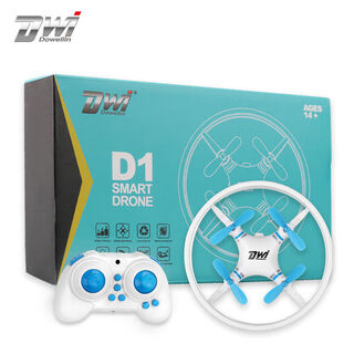 何佳功耐摔迷你无人机遥控飞机学生抖音网红四轴小型飞行器儿童玩具 定高-蓝色-礼盒装 1电池赠遥控器电池