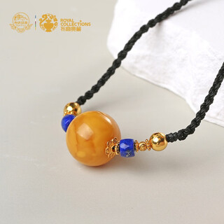 Potala palace unique beeswax lapis lazuli necklace men's and women's colored treasure transfer bead pendant march 8th goddess gift