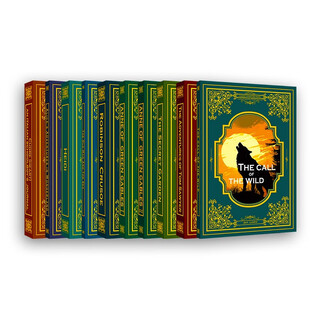 英文原版经典名著 10册（彩插音频版）青少年英语课外阅读经典文学书单 爱丽丝绿山墙的安妮等世界名著 进口原版 英文书