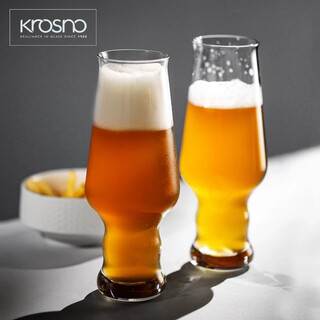 Krosnokrosno european imported crystal glass ipa beer glass for restaurant pale ale craft beer glass splendour series ipa beer glass single 400ml