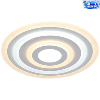 永智超薄吸顶灯主卧新款圆形大客厅灯大气高端大厅灯高亮LED卧室天花 白光(单色) 直径100cm