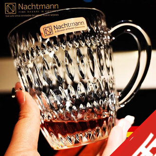 Nachtmann imported from germany nachtmann crystal glass with handle mug coffee cup scented tea cup beer mug coffee cup 392ml single 392ml 1 piece