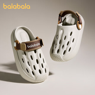 Balabala children's croc shoes summer new boys' anti-slip sandals for outerwear middle and large children's indoor girls' soft-soled beach shoes