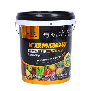 Mineral antiseptic potassium water-soluble fertilizer humic acid bucket fertilizer rooting and expanding fruit conditioning soil fruit and vegetable fertilization zhongnong a bucket of 40 jin jin is equal to 0.5 kilograms