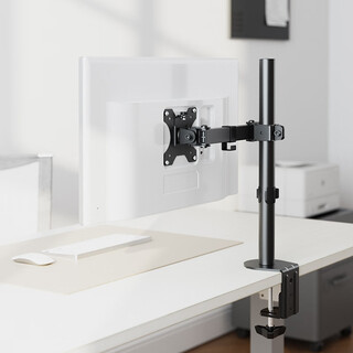 埠帝显示器支架倒挂桌面立柱式倒装宿舍免打孔机械臂升降增高架 【LDT12基础款】承重8kg