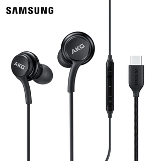 Samsung (samsung) type-c wired headphones original akg adjusted wire-controlled in-ear headphones black