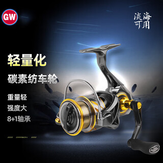 Guangwei (gw) bojianggong hs luya spinning wheel lightweight carbon long-range casting reel general-purpose fishing reel bojianggong hs-1000s