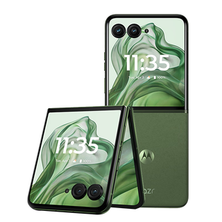 Motorola lenovo moto razr 50 ultra 4-inch full score small folding 5th generation folding screen 5gai mobile phone 12+256 modern ai green
