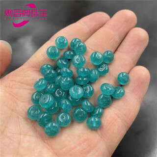 Guanpu pavilion diy jewelry accessories blue amazonite color abacus beads drum beads safe buckle bead spacer loose bead accessories accessories 10 pieces