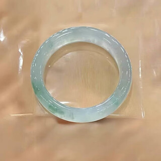 Ice jade jade bracelet with floating flowers, glass jade bracelet, royal concubine's full circle jade bracelet, burmese jade bracelet, genuine, inner diameter 57mm