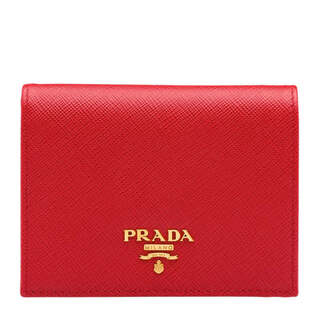 Prada unisex wallet red