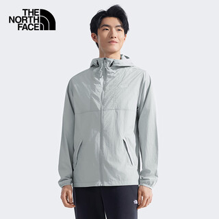 The north face men's sun protection men's outdoor windproof jacket 8ezy gray/a0m xxl