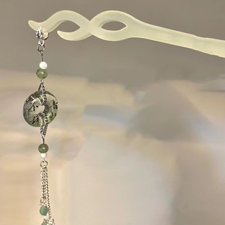 Jiemo ink style new chinese style butterfly safety buckle tassel hairpin ins elegant bestie hair accessories ancient style literary hairpin girl buxie qingshan safety buckle hairpin