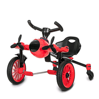 山姆代购 如雷儿童脚踏可折叠漂移飞机车三轮车 可骑行玩具车 2-5岁体重50斤内(不支持退换)