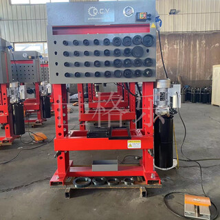 Electric hydraulic rubber sleeve replacement machine automobile lower swing arm rubber sleeve disassembly and assembly tool press chassis maintenance equipment electric 30t with 38 replacement heads