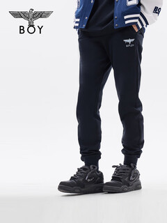 Boy london trendy brand trousers couple style black printed anklet breathable casual pants n15903 black xs