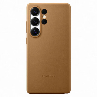 Samsung (samsung) galaxy s25 ultra environmentally friendly ecological leather protective case mobile phone case gold