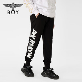 Boy london autumn and winter unisex casual pants slim black versatile sports casual pants n15021 black l xs
