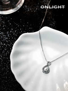 Shu mo light luxury elegant pearl necklace women's s925 high-end drop shape pendant clavicle chain