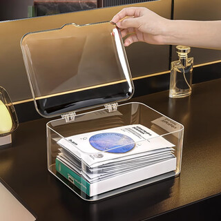 Kaman beauty salon mask storage box transparent cosmetic beauty instrument tools skin care product storage rack 520 gift 1 pack transparent/dustproof