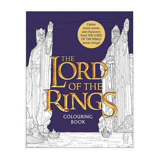 The lord of the rings movie trilogy coloring book english original the lord of the rings movie trilogy official coloring book english version imported english original book