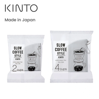 Japanese original kinto hand-brewed coffee filter paper v60 conical white filter paper 2/4 serving filter paper 60 pieces 1-2 servings 60 sheets
