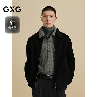 Gxg men's black cashmere commuting short coat winter new product gx0640 black m