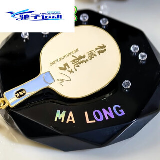 国乒马龙乒乓球底板狂飙龙5X金属迷你钥匙扣小众创意礼品包包挂件