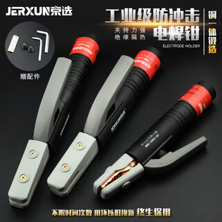 Jerxun 300 type welding clamp pure copper non-hot hand welding handle welding clamp industrial grade welding clamp small clamp welding accessories