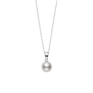 Fujiu japanese purchasing agent 18k gold pendant single seawater pearl necklace clavicle chain 40cm 8.25mm 18k gold q2