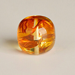 Shuque natural baltic amber old-type beeswax blood amber waist beads diy loose beads single multi-treasure bracelet bracelet diameter about 7* height about 7mm/piece