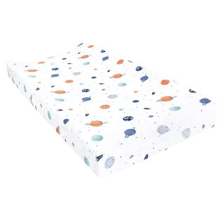 Hudson babybaby unisex baby changing pad cover, space, one size fits all